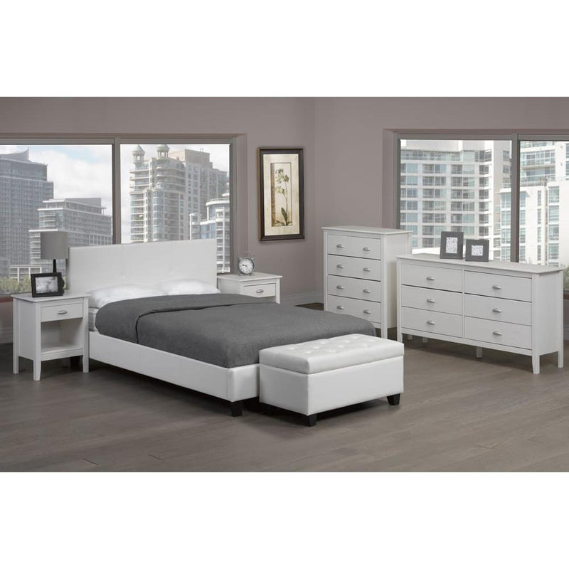 Titus Furniture T2358 Twin Upholstered Platform Bed T2358W-S IMAGE 2