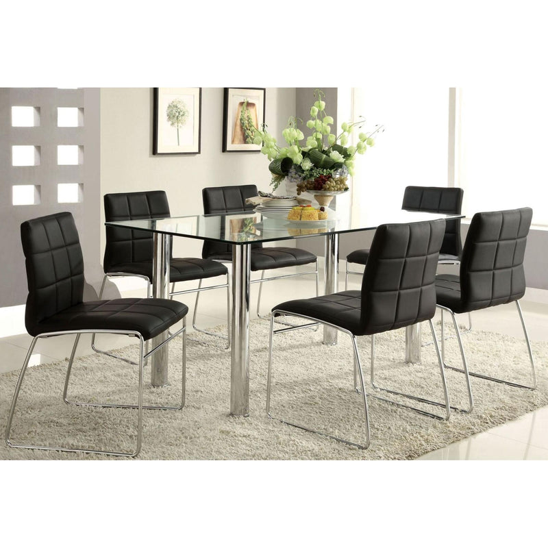 Furniture of America Oahu Dining Chair CM8320BK-SC-2PK IMAGE 4