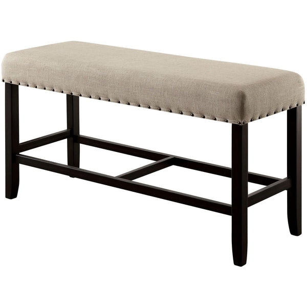 Furniture of America Sania II Counter Height Bench CM3324BK-PBN IMAGE 1