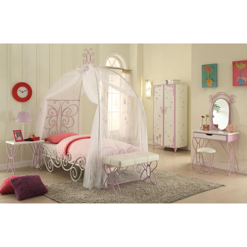 Acme Furniture Butterfly 30530T Twin Canopy Bed IMAGE 2