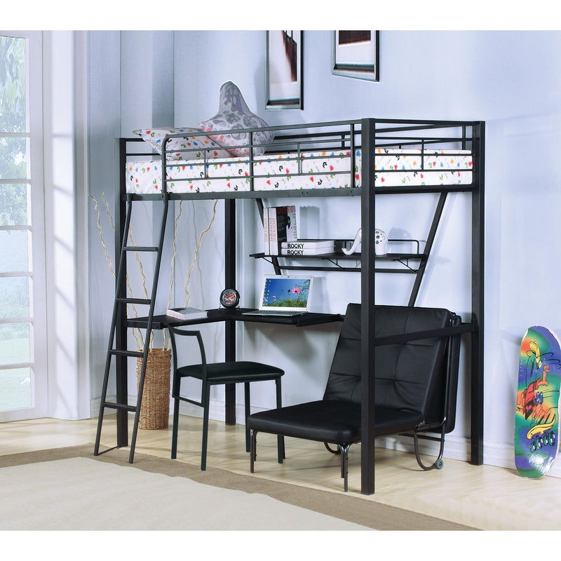 Acme Furniture Senon 37275 Loft Bed with Desk IMAGE 1