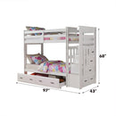 Acme Furniture Allentown 37370 Twin/Twin Bunk Bed with Trundle & Storage IMAGE 3