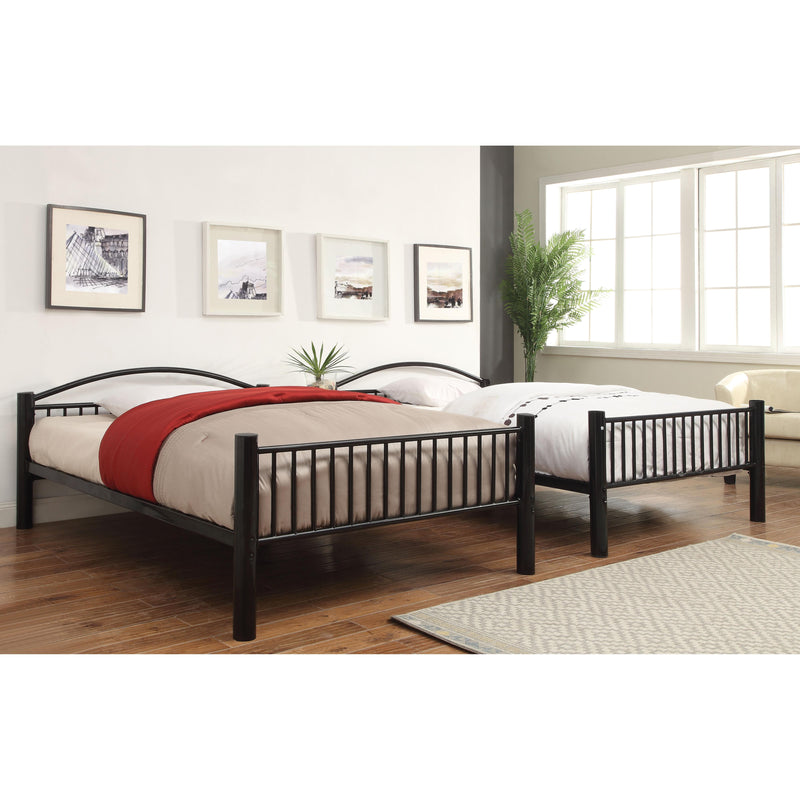 Acme Furniture Cayelynn 37390BK Full/Full Bunk Bed IMAGE 2