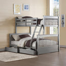 Acme Furniture Haley II 37755 Twin/Full Bunk Bed with Storage IMAGE 6