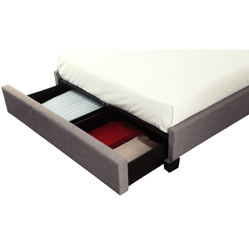 Modus Furniture International Geneva Full Upholstered Platform Bed with Storage 3ZH3D47 IMAGE 4