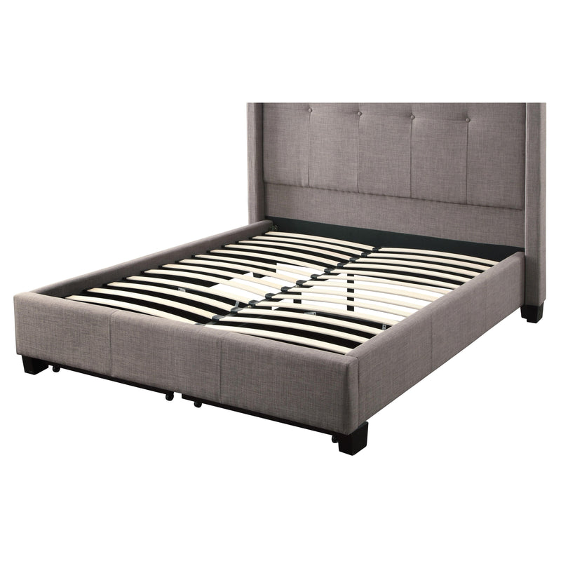  Modus Furniture International Geneva King Upholstered Platform Bed with Storage 3ZH3D77 IMAGE 5