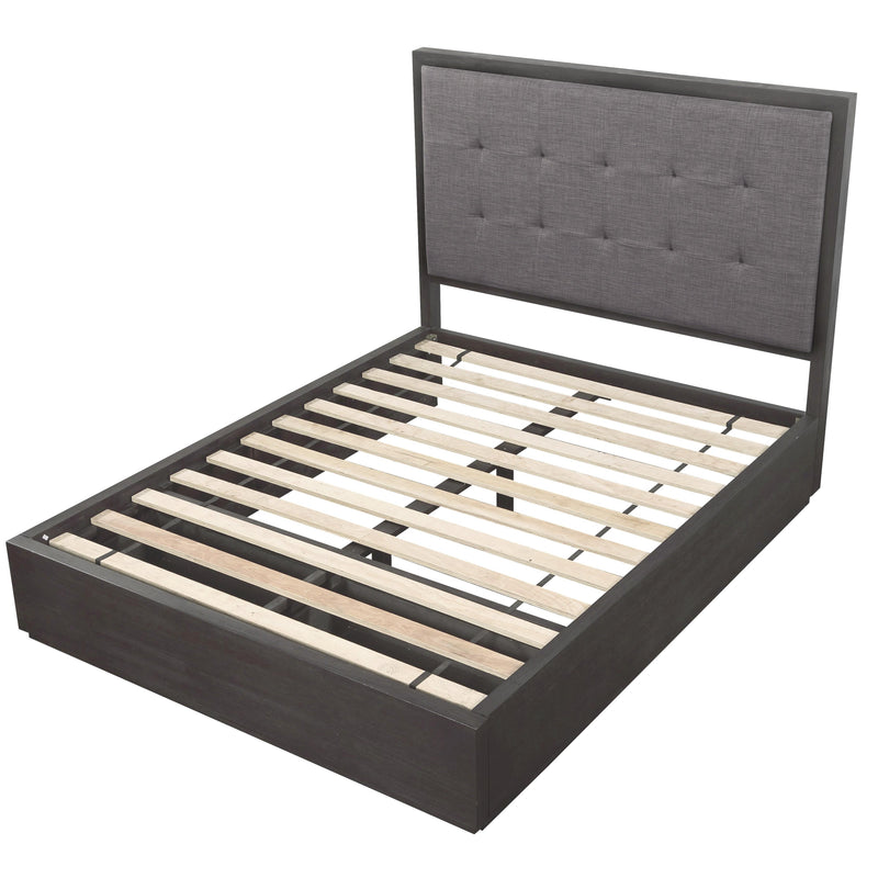  Modus Furniture International Oxford Full Upholstered Panel Bed with Storage AZU5S4D IMAGE 4