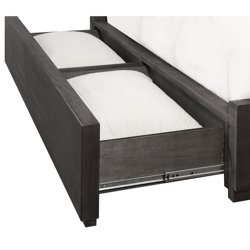  Modus Furniture International Oxford Full Upholstered Panel Bed with Storage AZU5S4D IMAGE 6