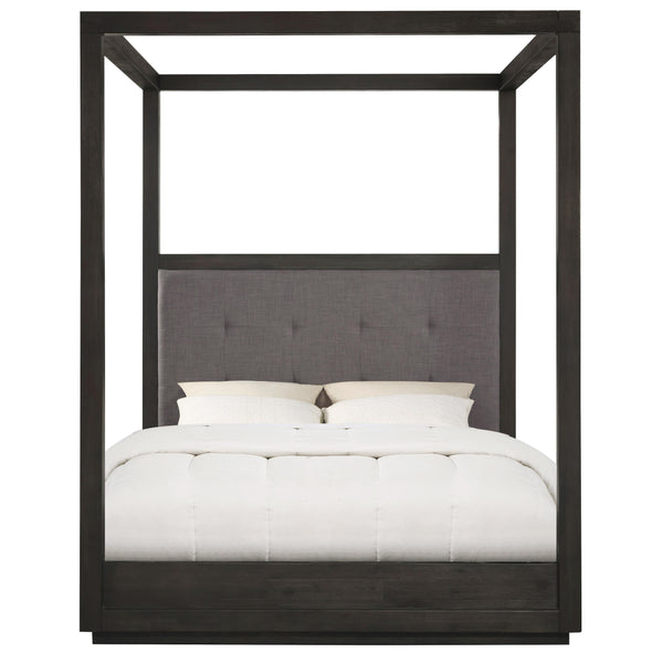  Modus Furniture International Oxford Queen Upholstered Canopy Bed AZU5H5 IMAGE 1