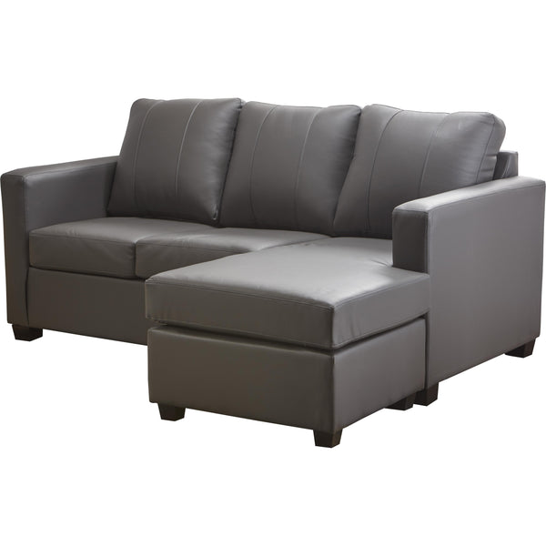 Aman Furniture 2 pc Leather Sectional 1231-SC-RHF IMAGE 1