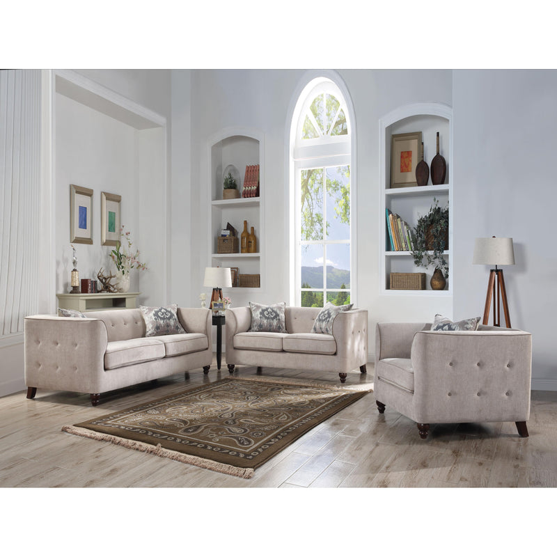 Acme Furniture Cyndi Stationary Fabric Chair 52057 IMAGE 2
