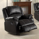 Acme Furniture Zuriel Rocker Leather Look Recliner 52287 IMAGE 1