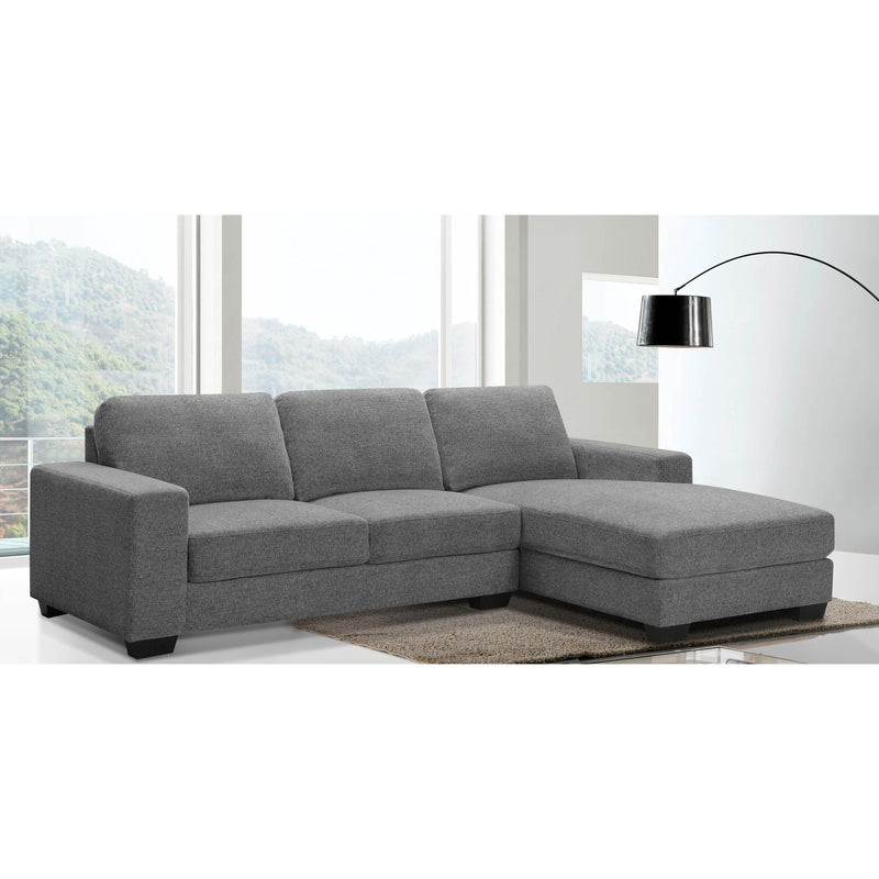 Lifestyle Fabric 2 pc Sectional UJ099SDG-40L/UJ099SDG-70R IMAGE 2