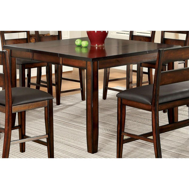 Furniture of America Square Dickinson II Counter Height Dining Table CM3187PT IMAGE 2