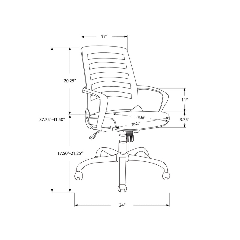 Monarch Office Chairs Office Chairs I 7224 IMAGE 11