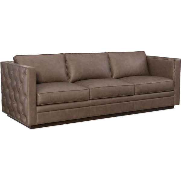 Hooker Furniture Lexie Stationary Leather Sofa SS392-03-485 IMAGE 1