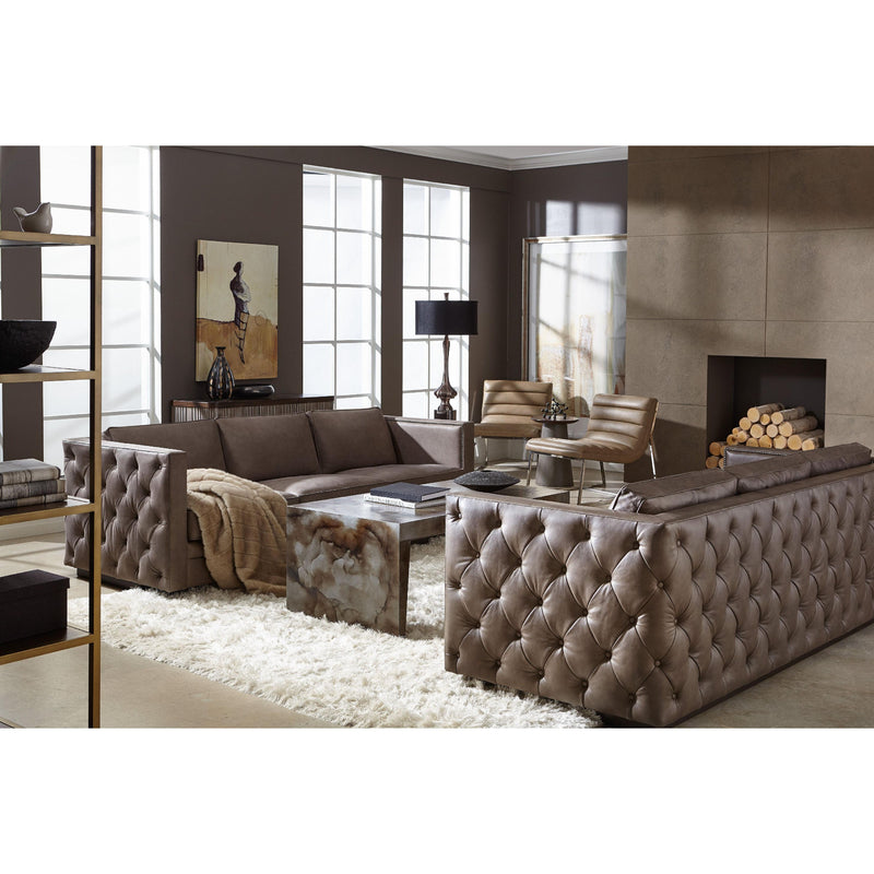 Hooker Furniture Lexie Stationary Leather Sofa SS392-03-485 IMAGE 2