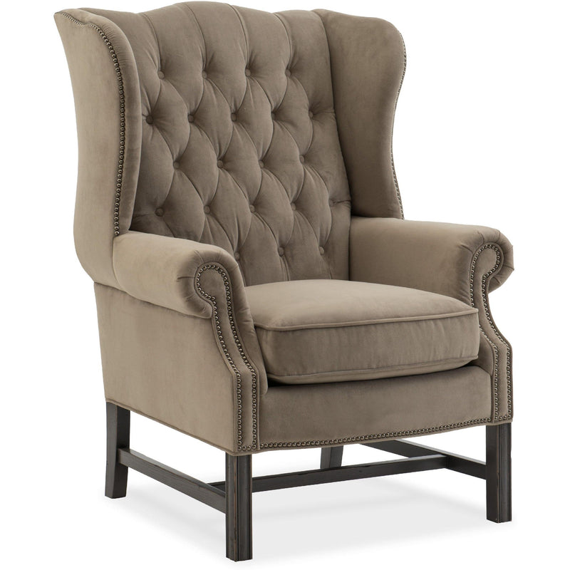 Hooker Furniture Bailey Stationary Leather Accent Chair CC495-010 IMAGE 1