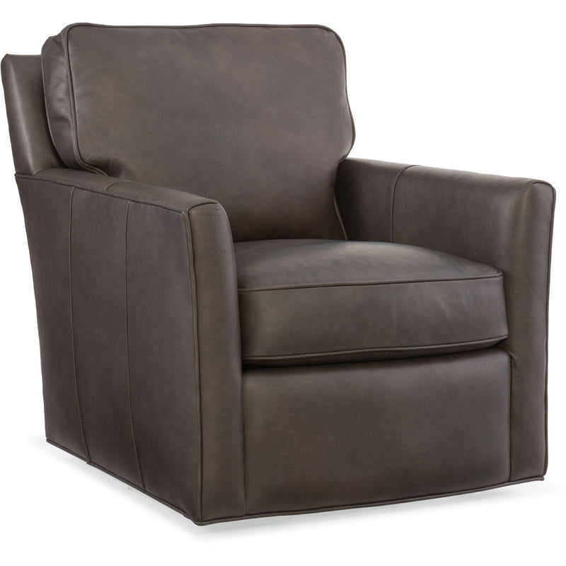 Hooker Furniture Mandy Swivel Leather Accent Chair CC434-SW-079 IMAGE 1