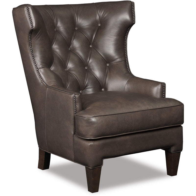 Hooker Furniture Britten Stationary Leather Accent Chair CC891-029 IMAGE 1