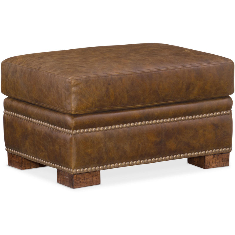 Hooker Furniture Jax Leather Ottoman SS379-OT-085 IMAGE 1