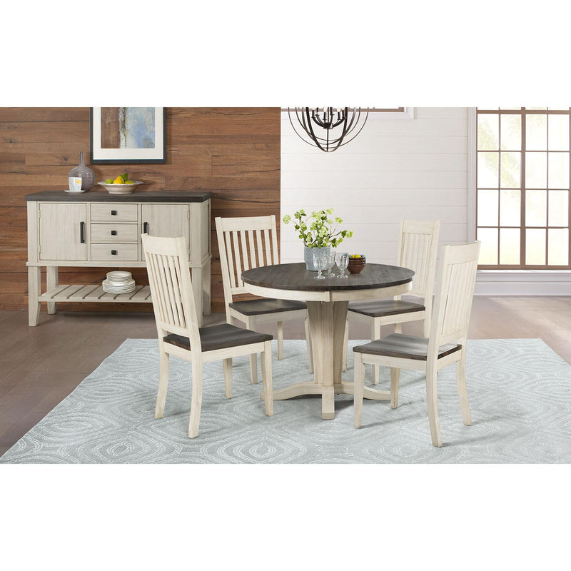 A-America Oval Huron Dining Table with Pedestal Base HUR-CO-6-10-0 IMAGE 2