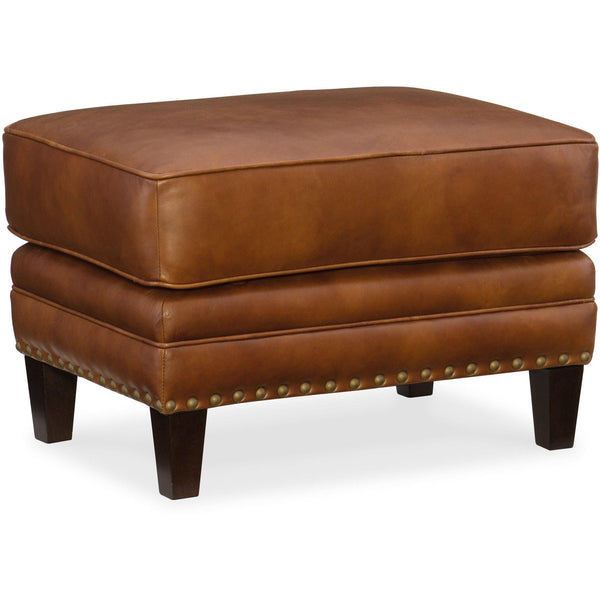 Hooker Furniture Exton Leather Ottoman SS387-OT-087 IMAGE 1