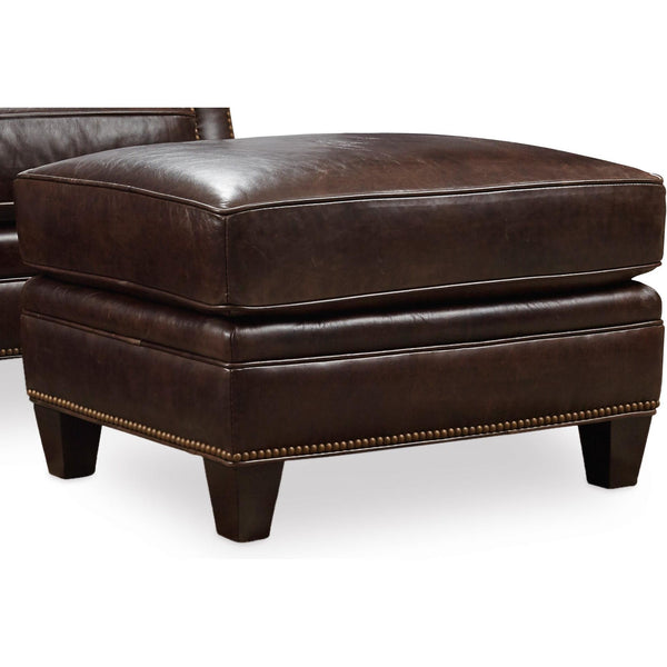 Hooker Furniture Bradshaw Leather Ottoman SS351-OT-088 IMAGE 1