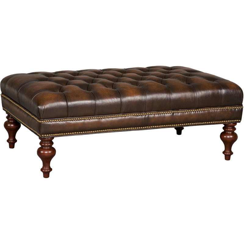 Hooker Furniture Kingley Leather Ottoman CO-385-085 IMAGE 1