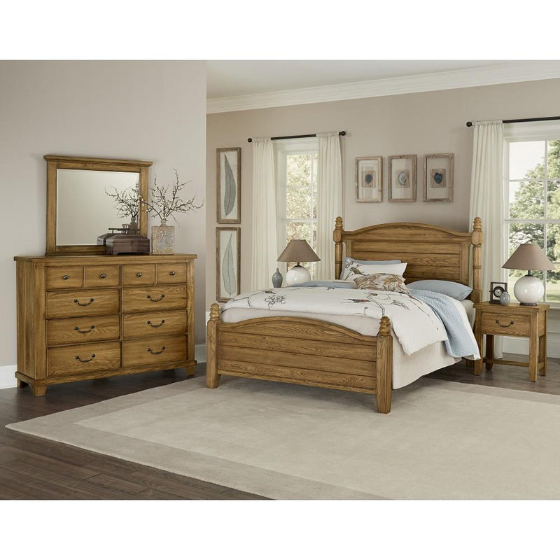 Vaughan-Bassett American Oak Landscape Dresser Mirror 425-447 IMAGE 2