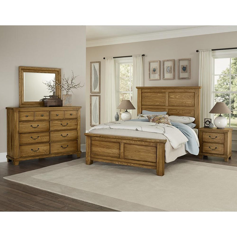 Vaughan-Bassett American Oak Dresser Mirror 425-445 IMAGE 2