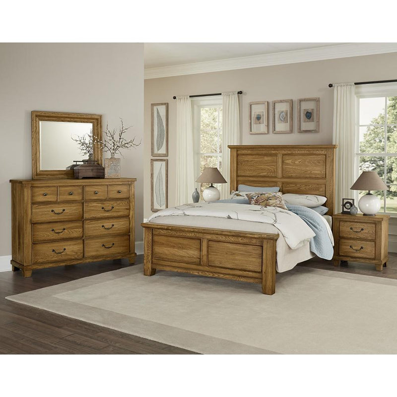 Vaughan-Bassett American Oak 8-Drawer Dresser 425-004 IMAGE 3
