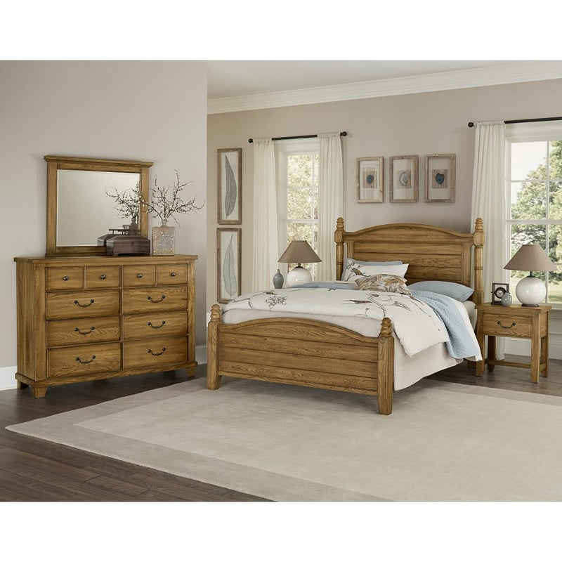 Vaughan-Bassett American Oak 8-Drawer Dresser 425-004 IMAGE 4