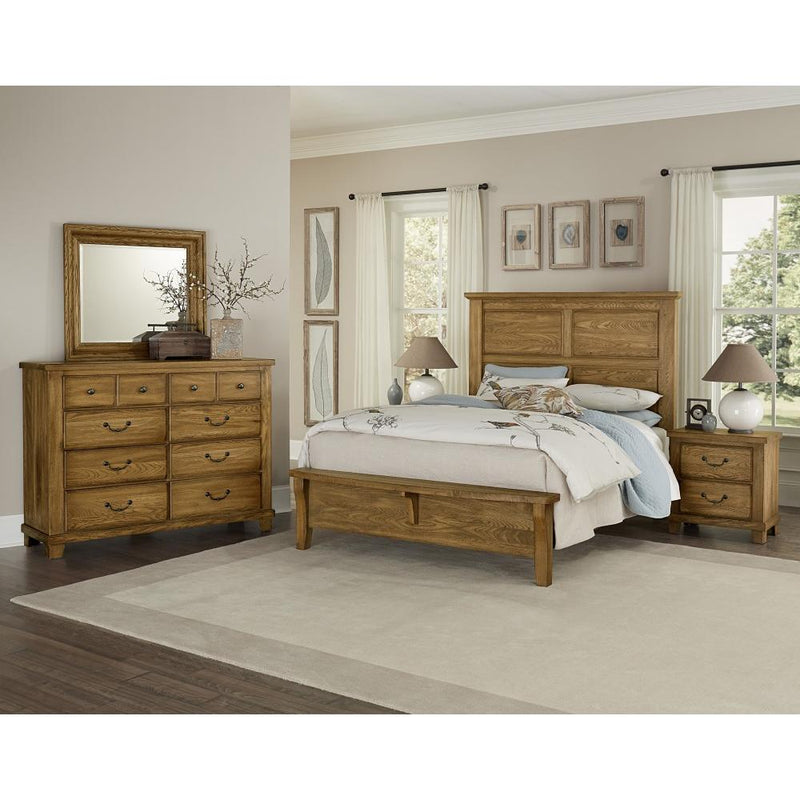 Vaughan-Bassett American Oak 8-Drawer Dresser 425-004 IMAGE 6