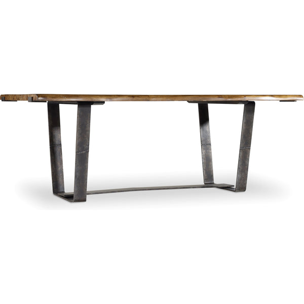 Hooker Furniture Live Edge Dining Table with Pedestal Base 5590-75200 IMAGE 1