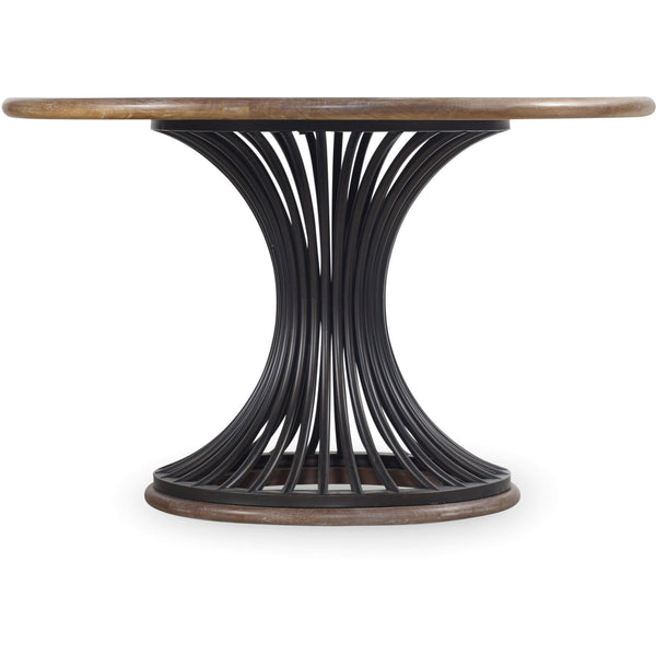 Hooker Furniture Round Studio 7H Dining Table with Pedestal Base 5382-75203 IMAGE 1