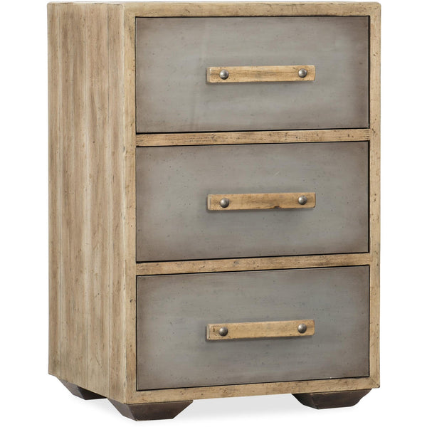 Hooker Furniture Urban Elevation 3-drawers Nightstand 1620-90317-LTBR IMAGE 1