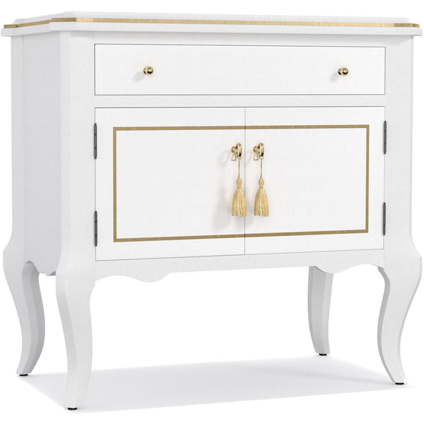 Hooker Furniture Mystique 1-drawer Nightstand 1586-90015-WH1 IMAGE 1