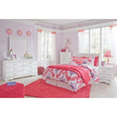 Signature Design by Ashley Anarasia B129 Full Sleigh Headboard & Frame IMAGE 2