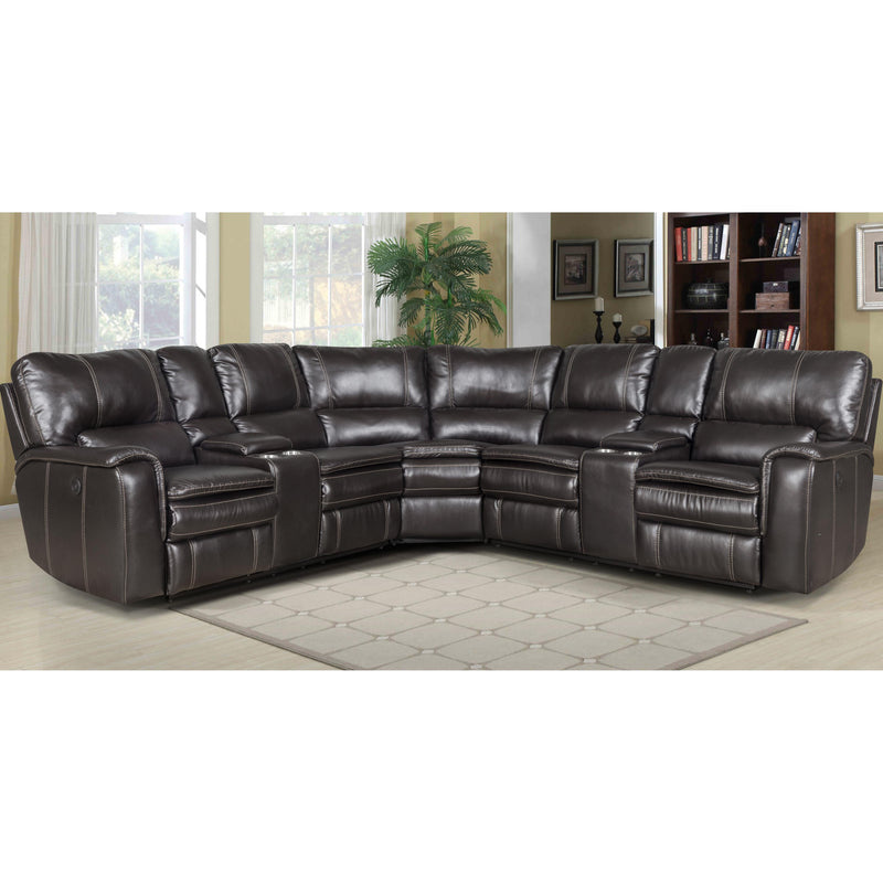 Lifestyle Belair Power Reclining Polyurethane 3 pc Sectional UJ069S-42L/UJ069S-W0X/UJ069S-42R IMAGE 2