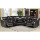 Lifestyle Power Reclining Polyurethane 3 pc Sectional UJ069S-42L/UJ069S-W0X/UJ069S-42R IMAGE 3