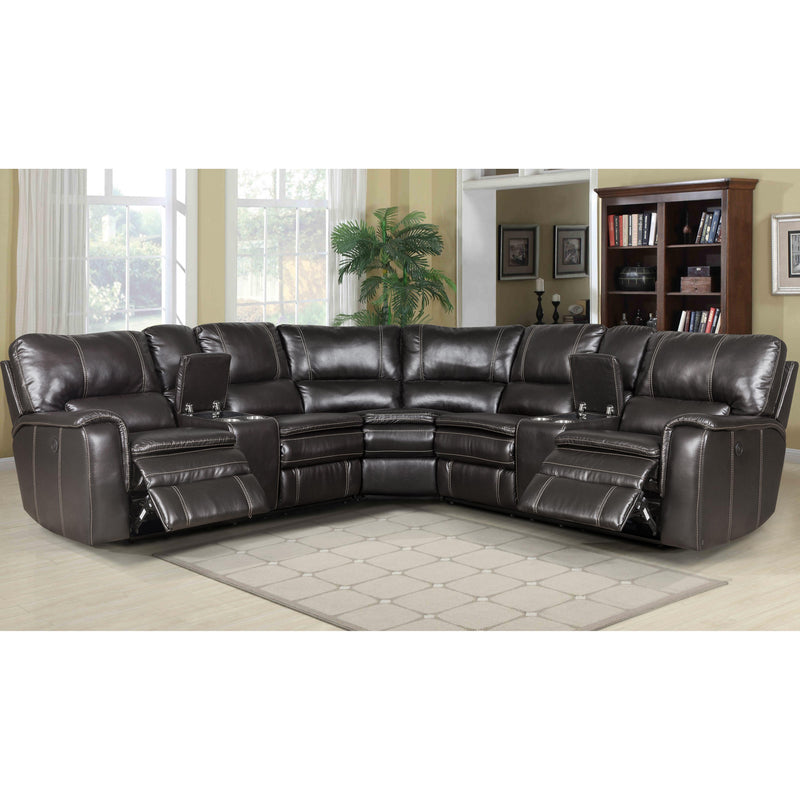 Lifestyle Belair Power Reclining Polyurethane 3 pc Sectional UJ069S-42L/UJ069S-W0X/UJ069S-42R IMAGE 3