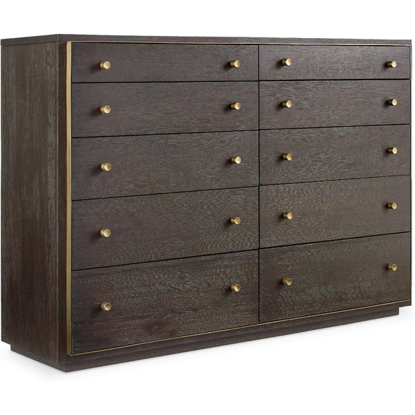 Hooker Furniture Curata 10-drawer Dresser 1600-90011-DKW IMAGE 1