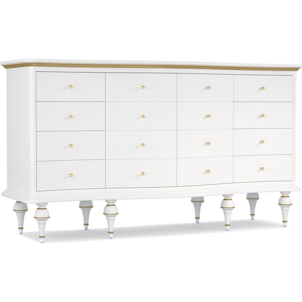 Hooker Furniture Mystique 9-drawer Dresser 1586-90002C- WH1 IMAGE 1