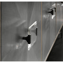 Hooker Furniture 638-85316-LTGY Melange Zola Four-Door Credenza IMAGE 4