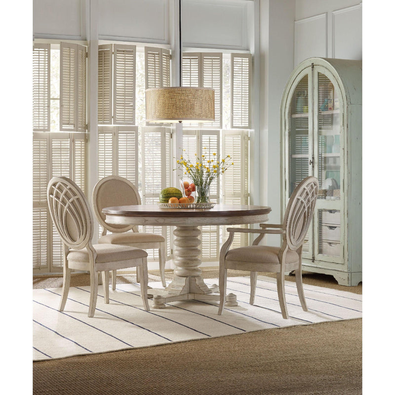 Hooker Furniture Round Sunset Point Dining Table with Pedestal Base 5325-75203 IMAGE 4