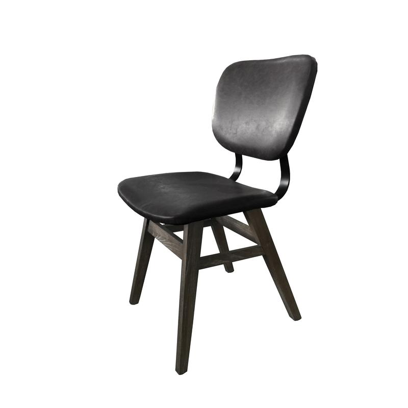 LH Imports Fraser Dining Chair SNH-01BLK IMAGE 2