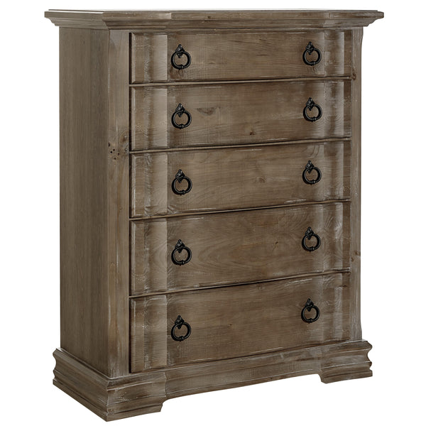 Vaughan-Bassett Rustic Hills 5-Drawer Chest 682-115 IMAGE 1