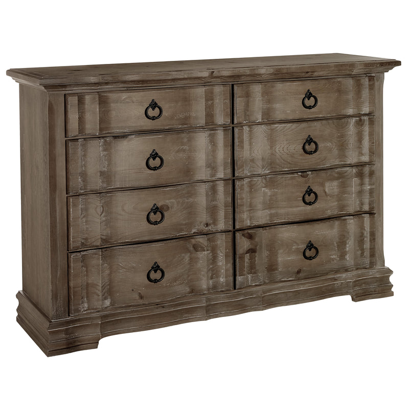 Vaughan-Bassett Rustic Hills 8-Drawer Dresser 682-004 IMAGE 1