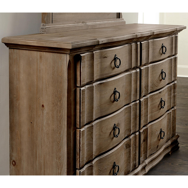 Vaughan-Bassett Rustic Hills 8-Drawer Dresser 682-004 IMAGE 2